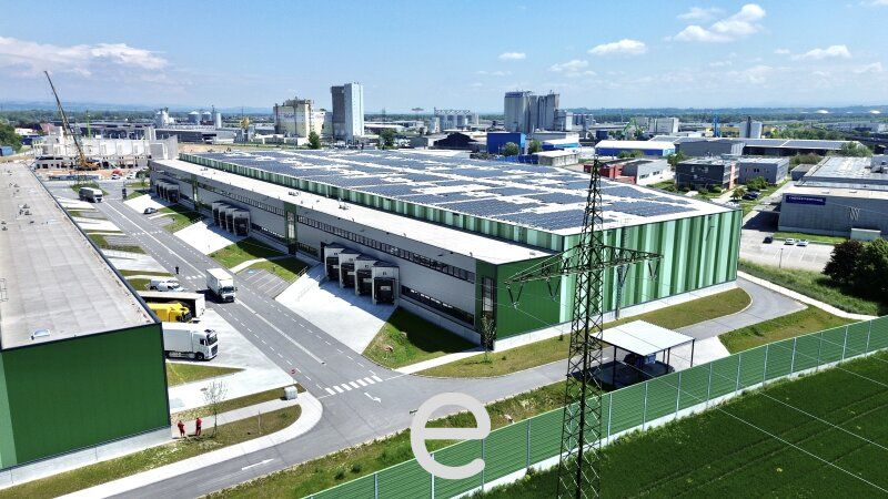 NEUBAU  - Produktions / Lagerhalle mit Büroflächen in Enns/Ennshafen zu vermieten – individuell und zukunftsorientiert - Bild 1