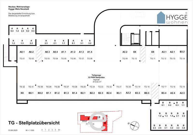 HYGGE Wohnen - Dachgeschosswohnung Top A3.1 mit großzügiger Terrasse im 3.OG - Bild 19