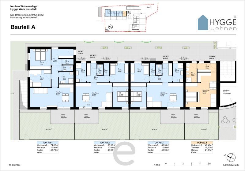 HYGGE Wohnen - Top A0.3 mit 3 Zimmer, Garten und Terrasse im EG - Bild 13