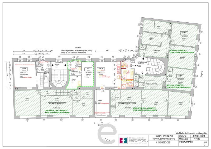 Attraktives Zinshaus im 1150 Wien mit großem Entwicklungspotenzial! - Bild 8
