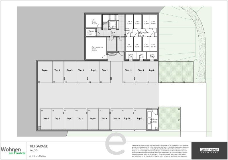 Wohnen am Farnholz - 4 Zimmer-Wohnung 1.OG/TOP 3.4 mit großer Loggia/2 TGP inklusive - Bild 13