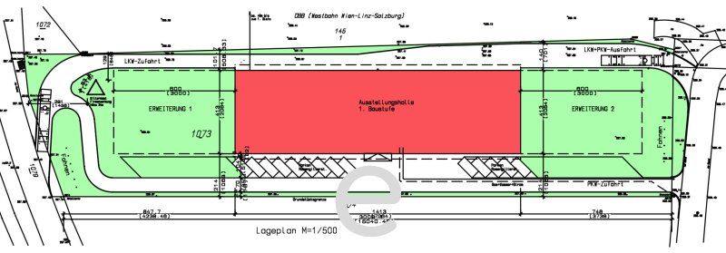 Repräsentative Ausstellungs- und Gewerbehalle in Böheimkirchen – in verkehrsgünstiger Lage nahe der A1 - Bild 9