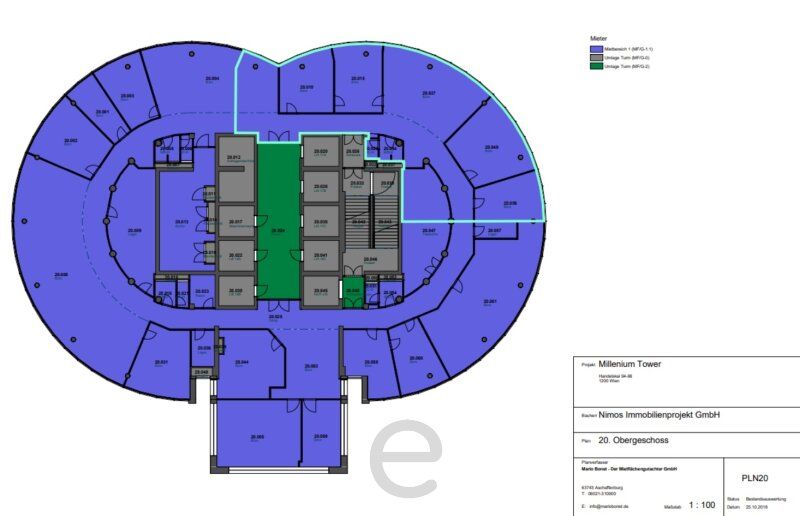 20.Stock: Bürofläche im Millennium Tower - Bild 6