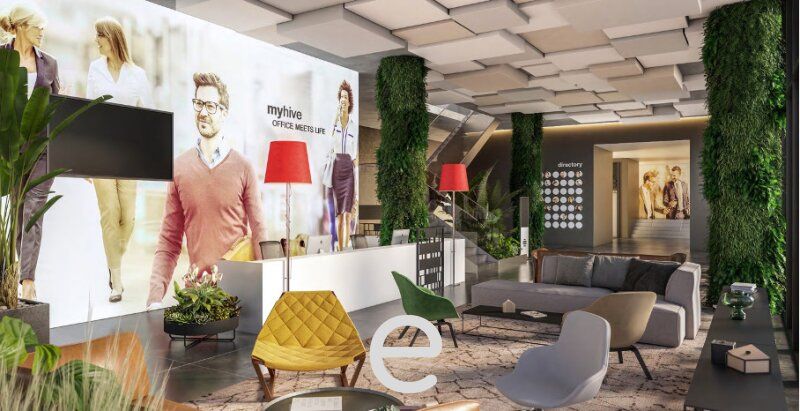 Office in myhive Urban Garden in Wienerberg City 10. Bez - Bild 6