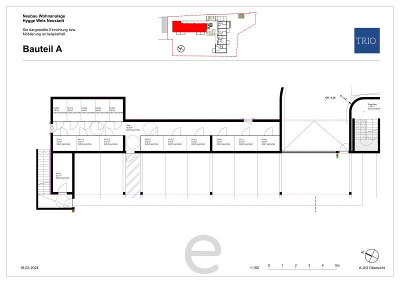 Wohnen über den Dächern von Wels – 3 Zimmer Dachgeschosswohnung mit großzügigem Balkon! - Bild 19